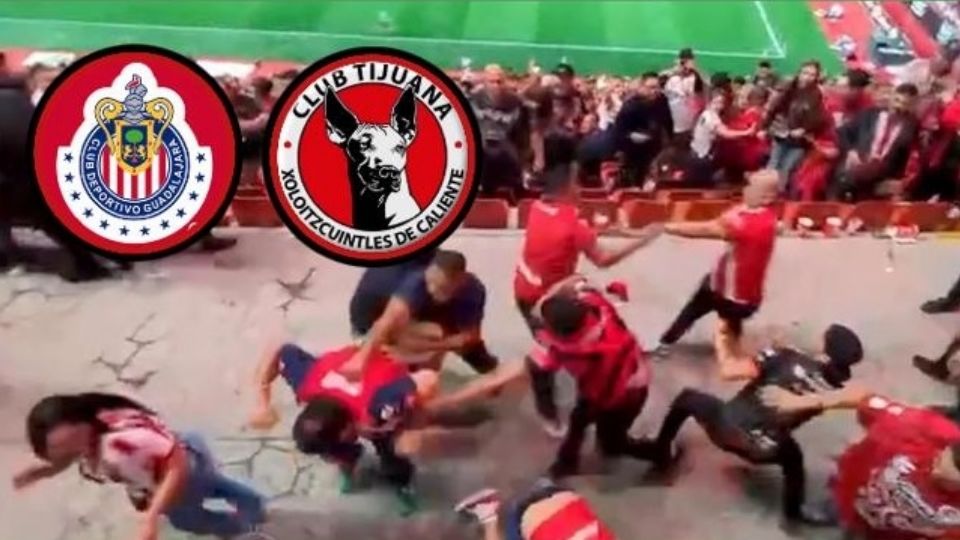 La batalla habría empezado dentro del estadio Caliente.