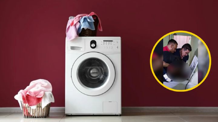 Rescatan a niña de 4 años atrapada dentro de una lavadora en Coahuila; así la sacaron