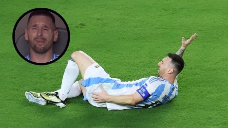 Lionel Messi abandonó la Final de la Copa América por una lesión.