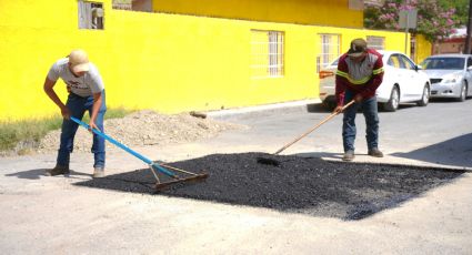 Resuelven más de 785 baches en calles de Nuevo Laredo