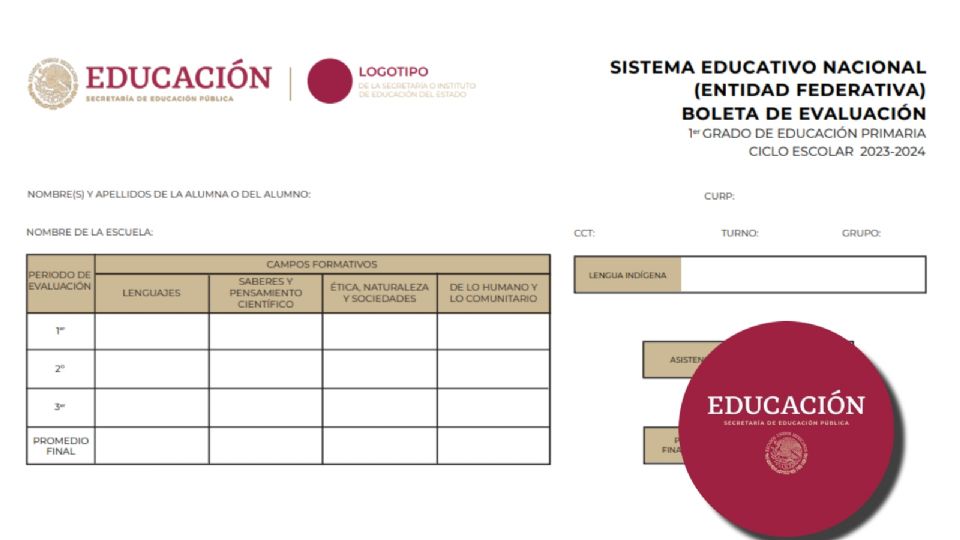 ¿Cómo leer las nuevas boletas de la SEP?