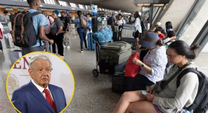 AMLO reporta problemas con vuelos internacionales en aeropuertos mexicanos por fallo global de Microsoft