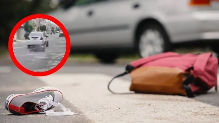 Atropellan y arrastran varios metros a mujer; conductor se da a la fuga | IMÁGENES FUERTES