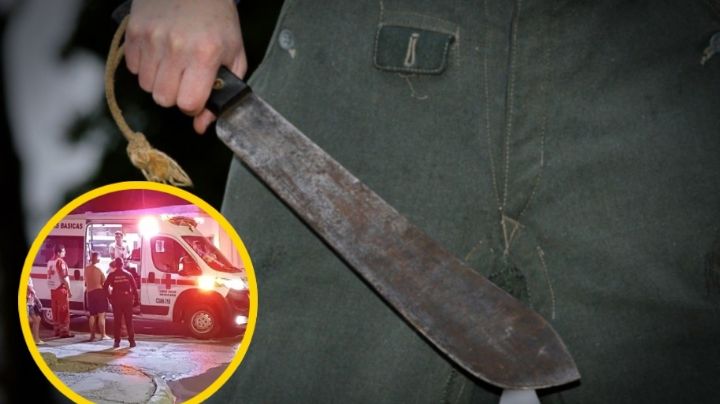 Hombre ataca a su hijo con un machete durante pelea con su esposa; lo dejó seriamente lastimado