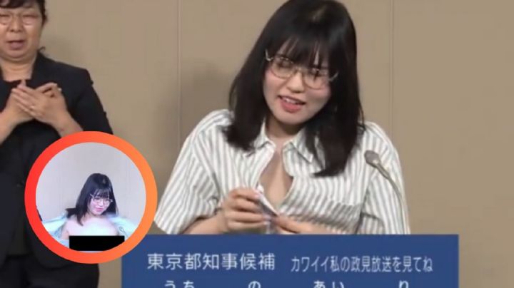 Política japonesa se desnudó en vivo para ganar votos | VIDEO