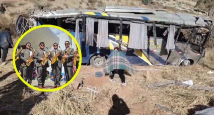 Mueren 9 músicos de famoso grupo regional; autobús cayó en un barranco