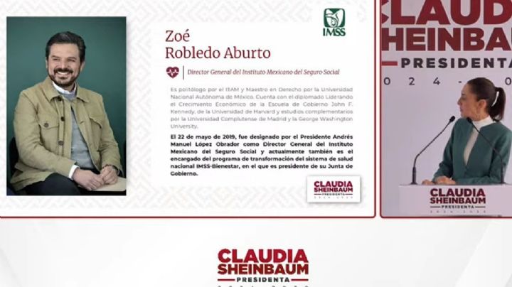 Claudia Sheinbaum mantendrá a Zoé Robledo al frente del IMSS | VIDEO