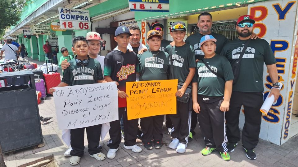 Los jóvenes peloteros quieren disputar el Mundial de la Pony League, en Laredo.