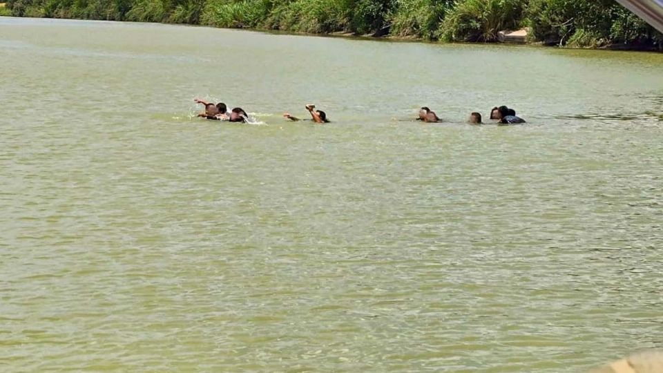 Migrante fue salvada cuando ya estaba inconsciente bajo el agua