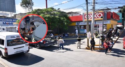 FUERTES IMÁGENES: Presuntos guardias de Oxxo golpean brutalmente a dos indigentes | VIDEO