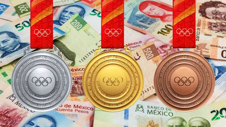 ¿Cuánto dinero recibe un medallista en México?