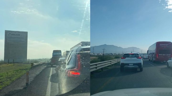 ¿Qué está pasando en la Autopista Monterrey-Saltillo este lunes 29 de julio?