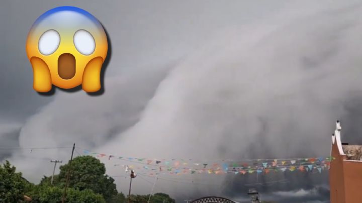 Captan impactantes nubes en Yucatán antes de la llegada del huracán Beryl | VIDEO