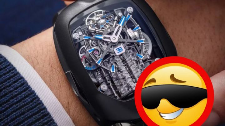 El lujoso reloj de Bugatti que cuesta más de 6 millones, ¡tiene un mini motor V16!