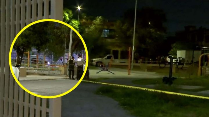 En Nuevo León hombre es asesinado en plaza frente a su familia