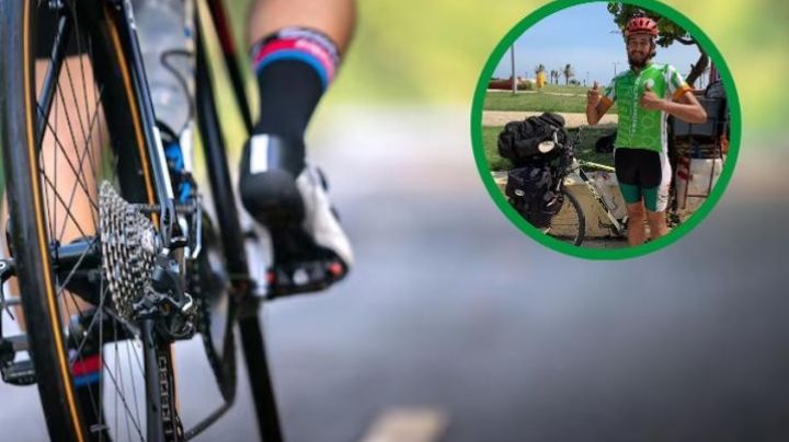 José completa su aventura de conocer todo México en bicicleta con sus mascotas; faltaba Tamaulipas