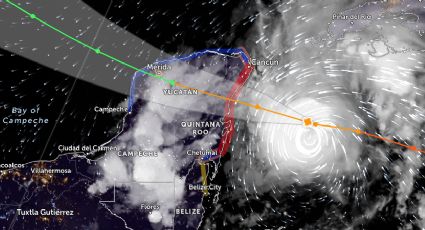 Alerta roja: huracán Beryl está a solo unas horas de impactar Yucatán y Quintana Roo
