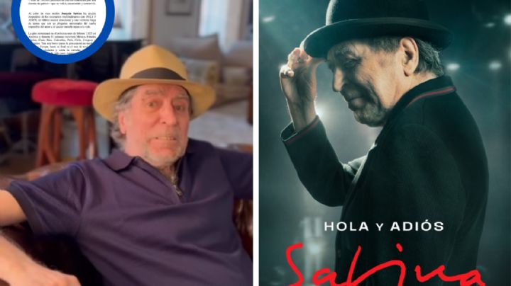 'Hola y adiós': Joaquín Sabina anuncia gira de despedida; ¿viene a México? | VIDEO