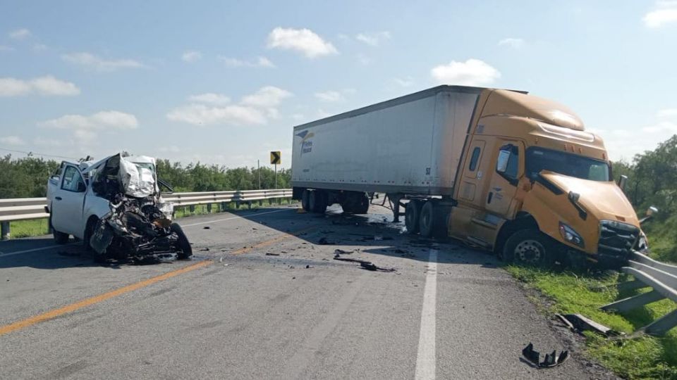 Mortal accidente se registra en la Monterrey-Laredo