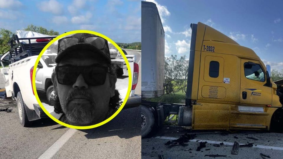 Don Mario murió prensado en su camioneta en Carretera Nacional