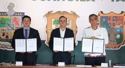 Américo Villarreal firma convenio de seguridad con gobernadores de Coahuila y Nuevo León