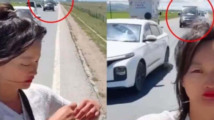 MOMENTO EXACTO en que influencer es atropellada mientras realizaba transmisión en vivo | VIDEO