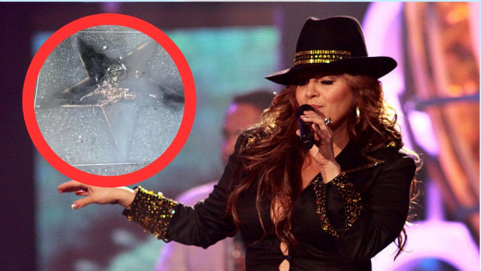 Estrella de Jenni Rivera en Paseo de la Fama de Hollywood es vandalizada