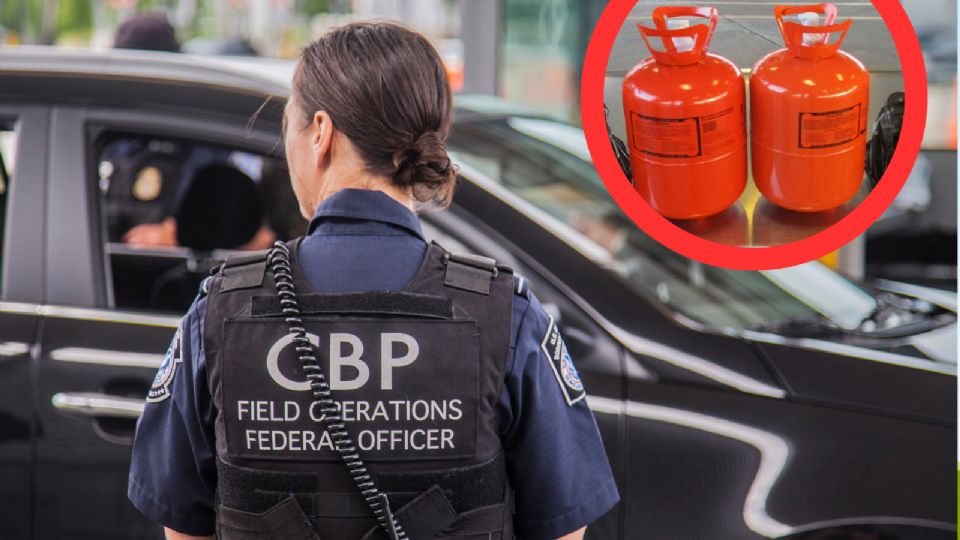 CBP multará y confiscará vehículo a quienes crucen con gas freón a Laredo