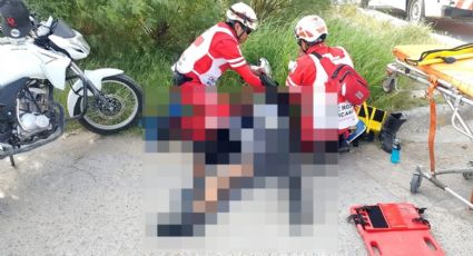 Motociclista es dejado a su suerte en Nuevo Laredo; el presunto responsable se dio a la huida