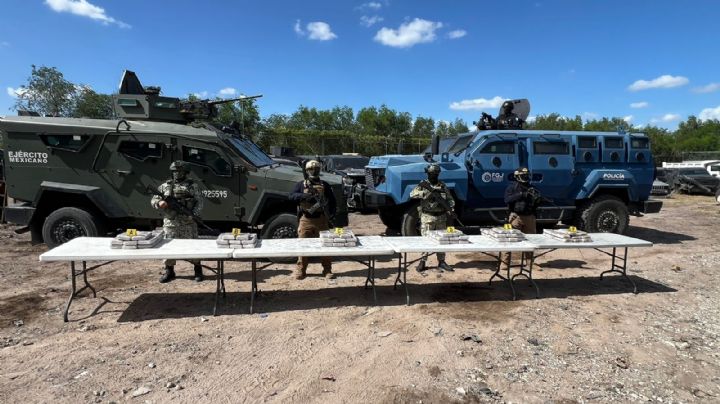 Aseguran 84 paquetes de cocaína en operativo conjunto, en Camargo