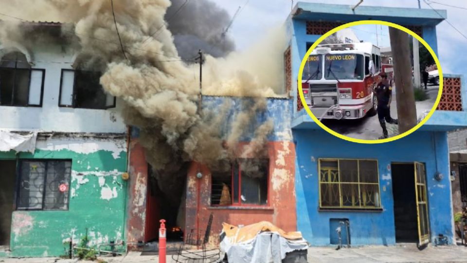 Fuego consumió todo en el interior de una vivienda