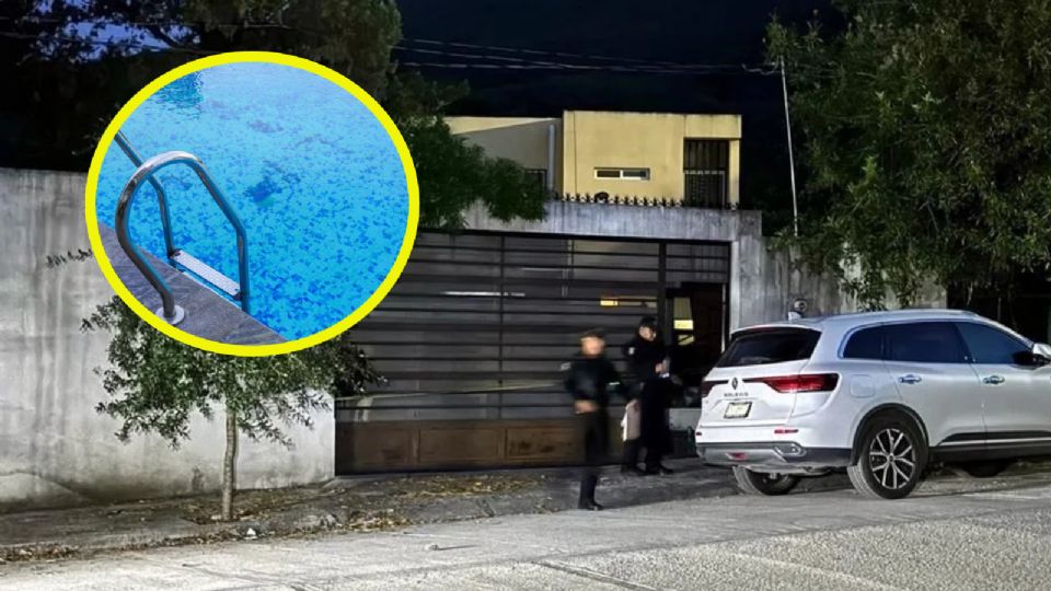 El menor estaba al fondo de una piscina