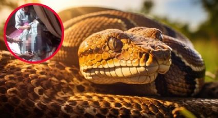 Abuelita es asfixiada y devorada por serpiente gigante; la encontró su hijo a un lado