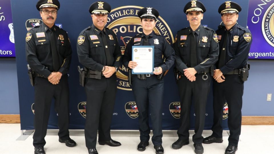 Valerie Carpio, desde ahora es Investigadora de la Policía de Laredo.