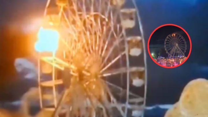 De terror: incendio en rueda de la fortuna deja 22 heridos | VIDEO