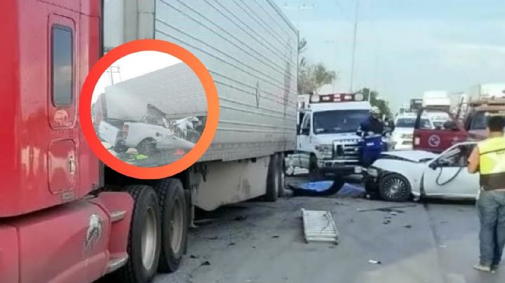 Un espantoso choque en el Libramiento Noreste deja una persona fallecida