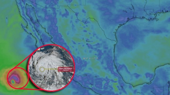 Carlotta se intensifica a huracán y es el primero de la temporada en el Pacífico; esta es su trayectoria