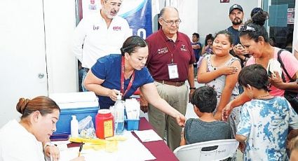 Responden familias a campaña de vacunación en Nuevo Laredo