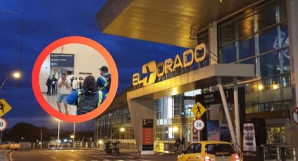 Hombre intenta quitarse la vida frente a una multitud en aeropuerto | VIDEO