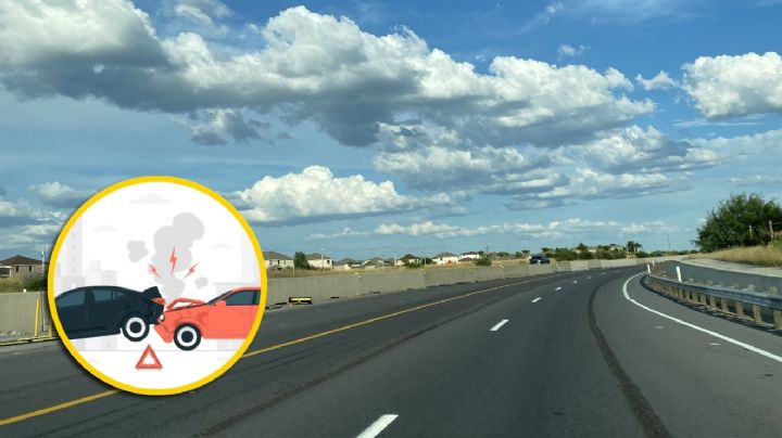 Reportan triple choque en bulevar Bob Bullock de Laredo; tráfico pesado por cierre de la vialidad