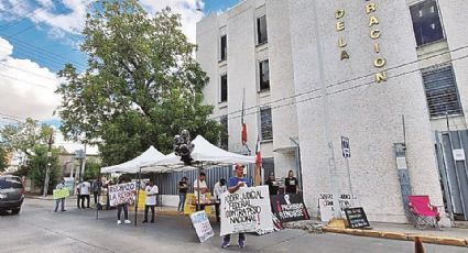 ‘Atora’ protesta en Nuevo Laredo todavía más la impartición de justicia