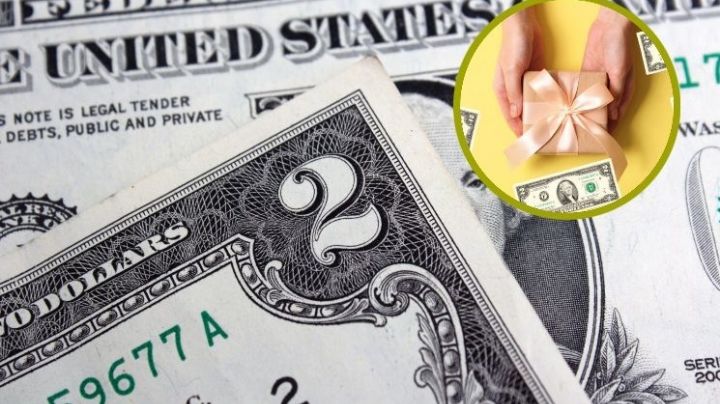 ¿Qué significa que alguien te regale un billete de dos dólares?