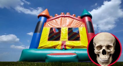 Castillo inflable vuela con niños en su interior; menor de 5 años murió en el percance