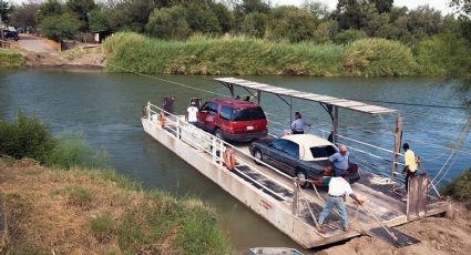 'El ferry': el único 'chalán' que subsiste en el Río Bravo que sigue uniendo EU con México