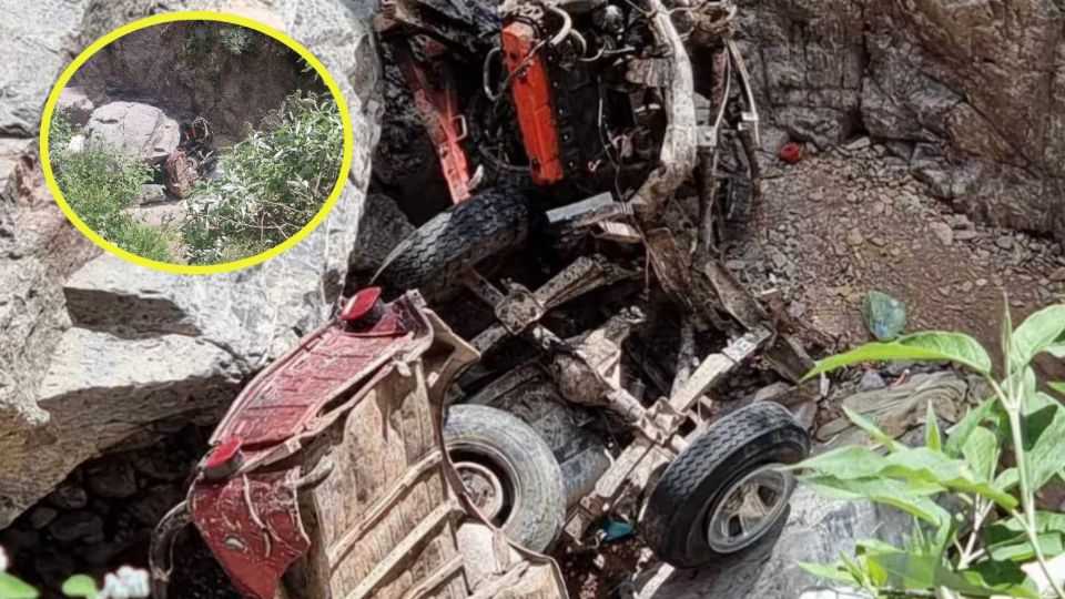 Un accidente se presentó en Real de Catorce