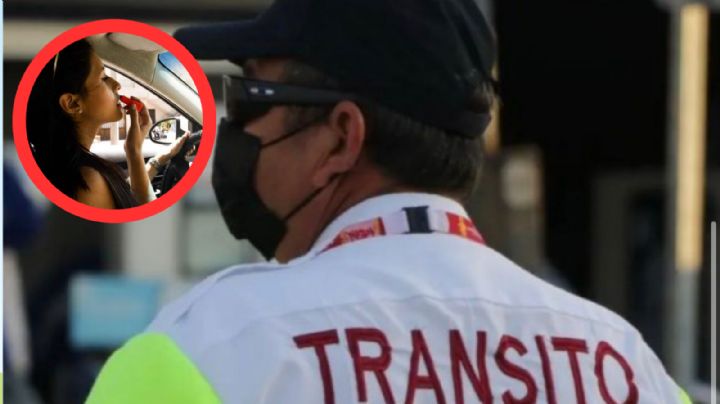 Estas son las multas que se aplican por maquillarse y conducir en Tamaulipas