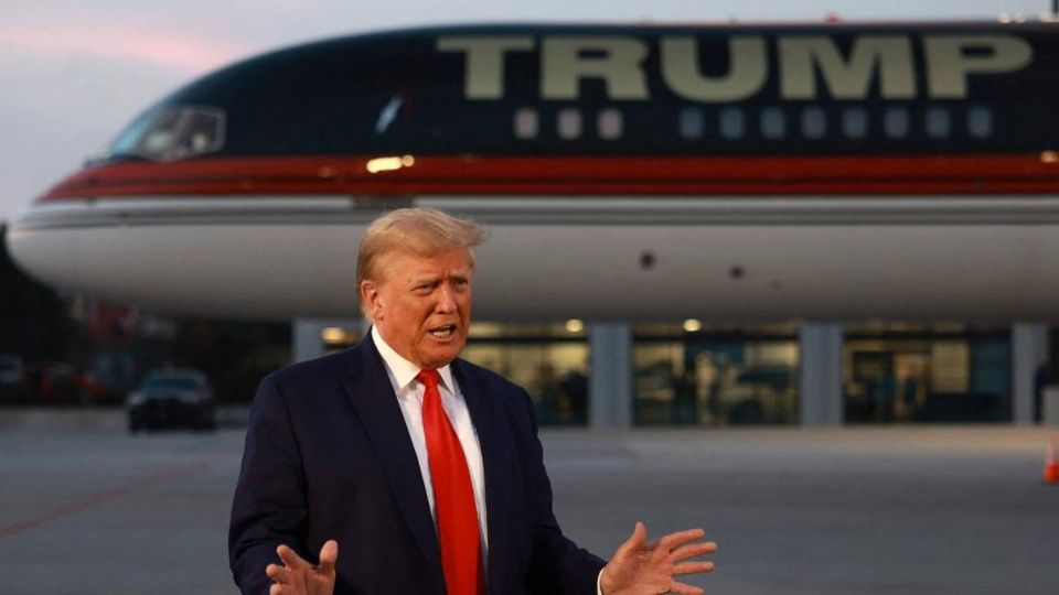 Trump tuvo problemas con su avión