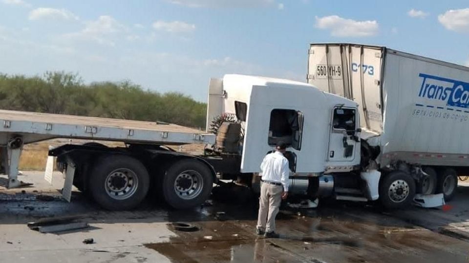 Fallece trailero en accidente de la Mex 2