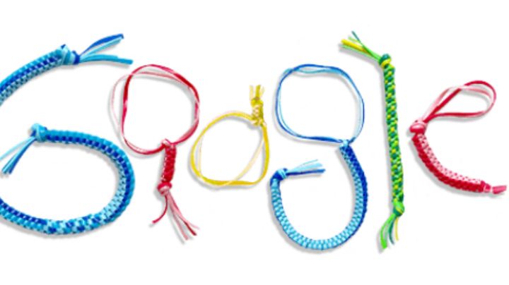 ¡Hoy Google se viste de fiesta con un Doodle que celebra los scoubidous!