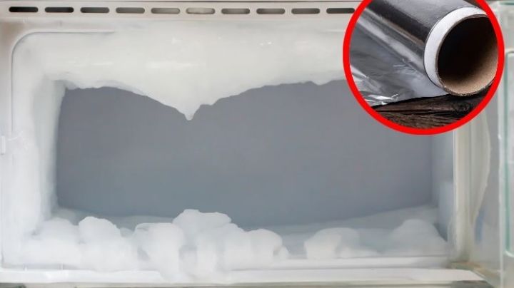 ¿Cómo usar el papel aluminio para eliminar el exceso de hielo en el congelador?